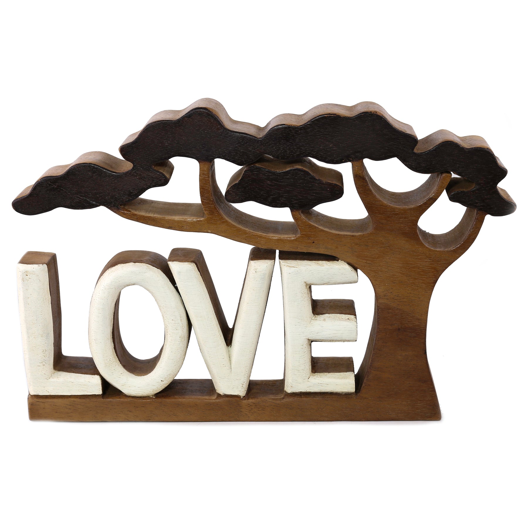 Love Handmade Wooden Sculpture