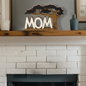 Mom Handmade Wooden Sculpture