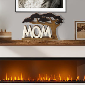 Mom Handmade Wooden Sculpture