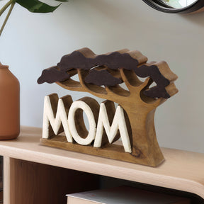 Mom Handmade Wooden Sculpture