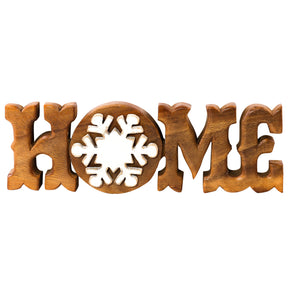 Home Handmade Wooden Sculpture