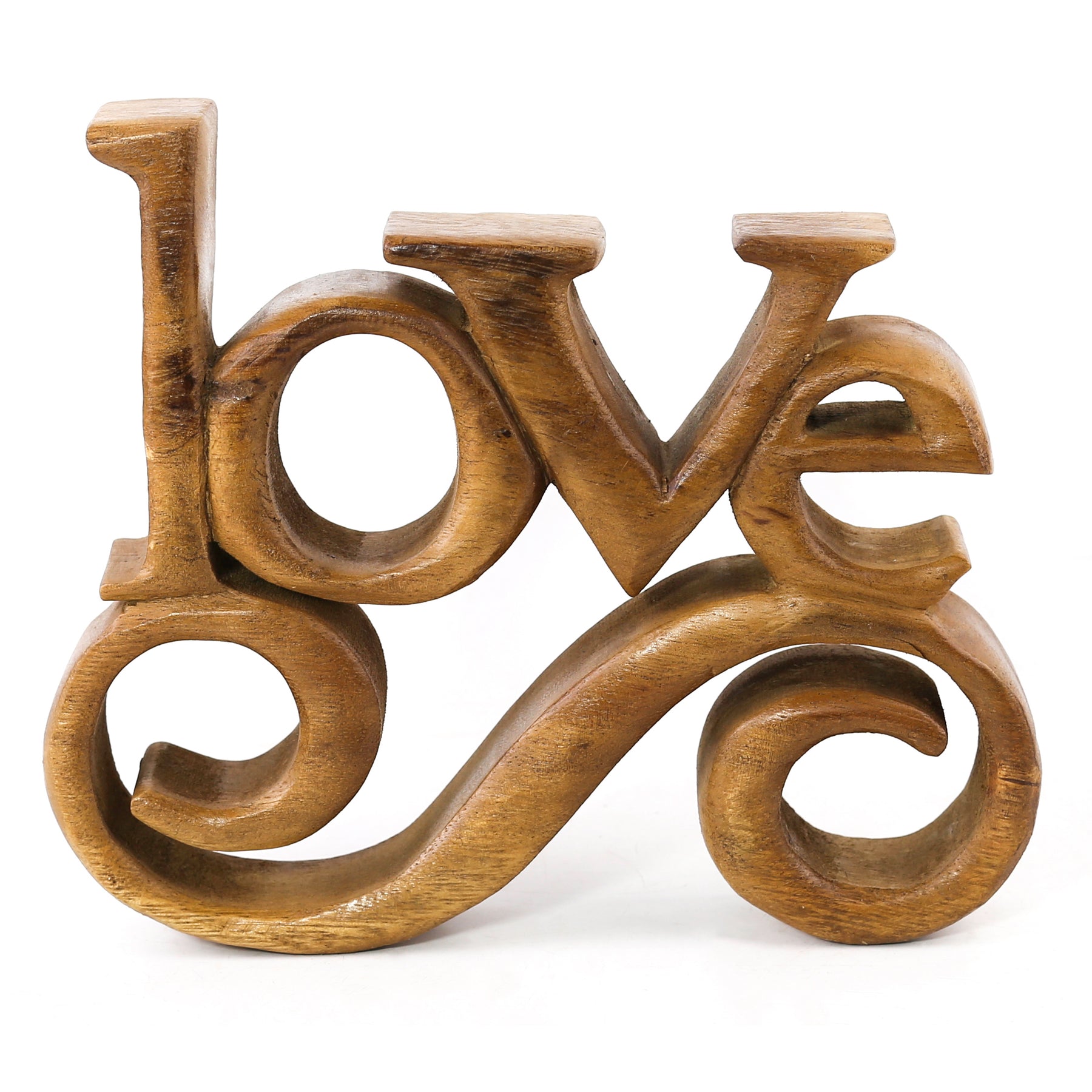 Love Handmade Wooden Sculpture