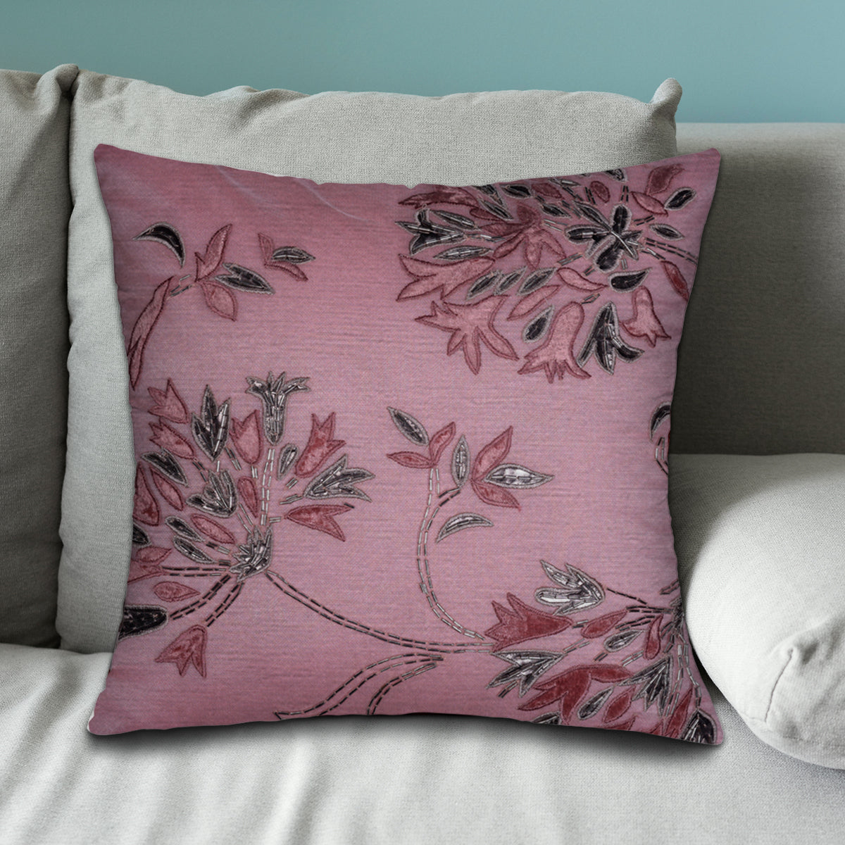 Pink Throw Pillow Covers - Set of 2 and 4, 18 x 18 inches - Decozen