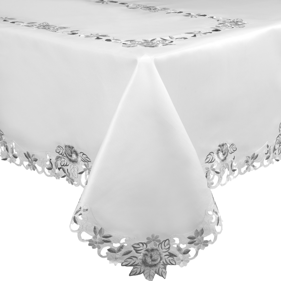 Table Toppers with European Embroidery - The Alois Collection