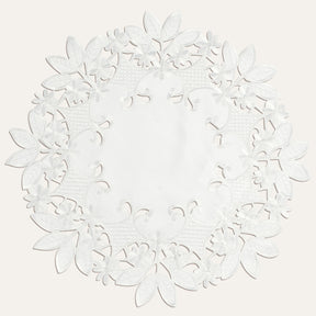 White Table Runner - Deandra Collection - Decozen