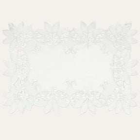 White Table Runner - Deandra Collection - Decozen