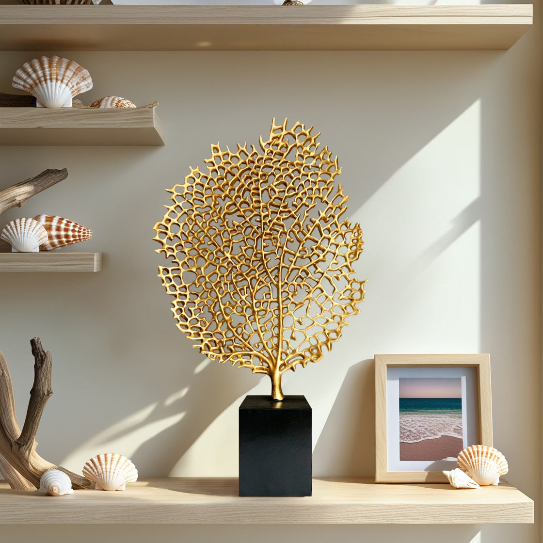 Lucky Coral Modern Decor Sculpture