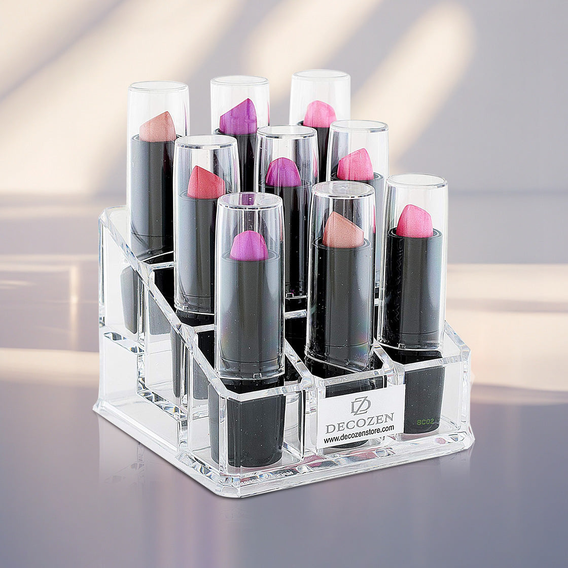 Clear Makeup Organizers - 9 slots