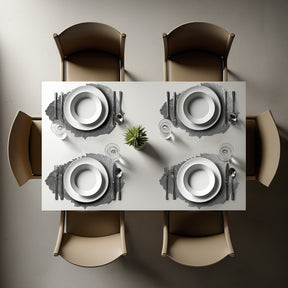 Leaf Cut Out Vinyl Placemats - Set of 6