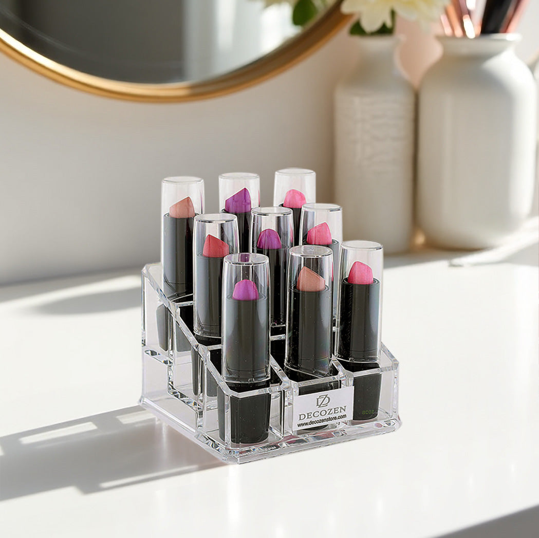 Clear Makeup Organizers - 9 slots