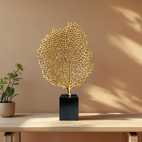 Lucky Coral Modern Decor Sculpture