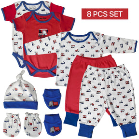 Baby Boy Layette Set – Soft Cotton Newborn Clothes 0 to 3 Months Outfit