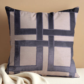Beige Brown Throw Pillow Covers - 20 x 20 inches