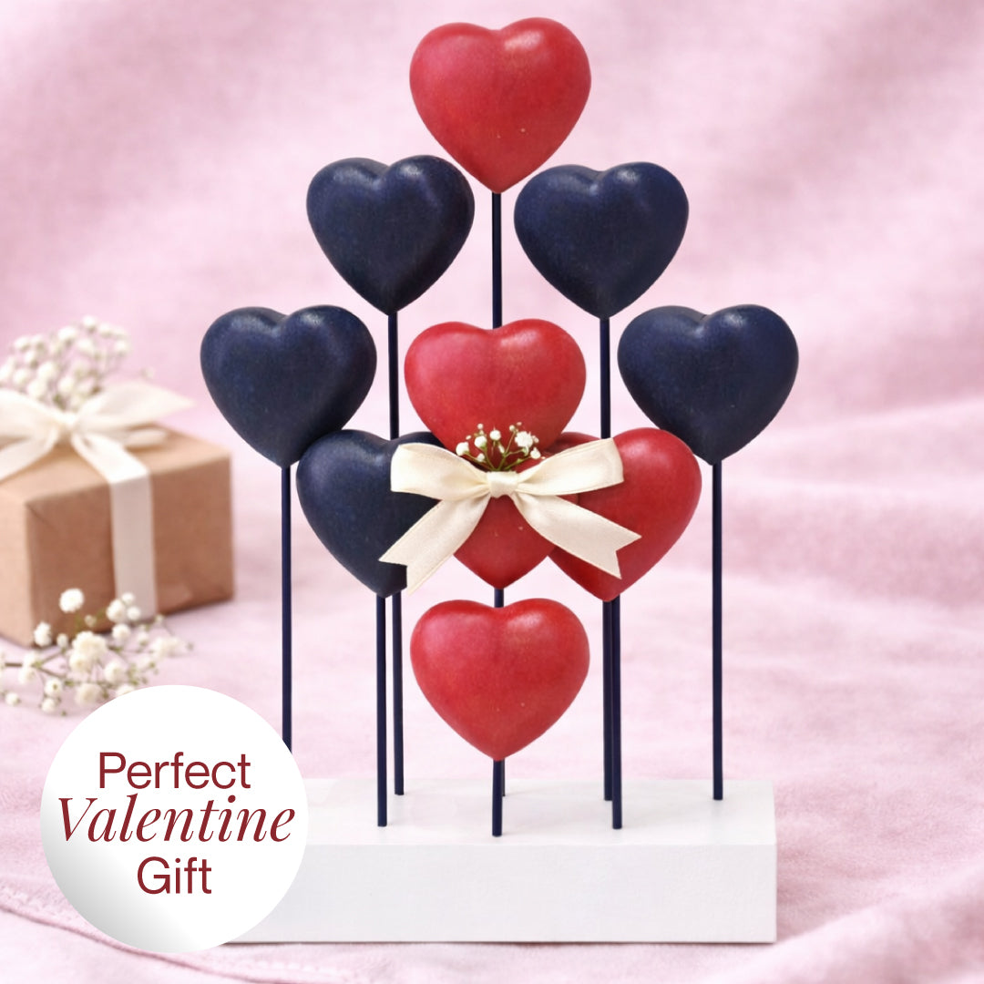 Handmade Liberty Hearts USA flag wooden sculpture, patriotic wooden décor perfect for home or gift display.