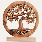 Libarid Tree of Life Wooden Sculpture - Medium