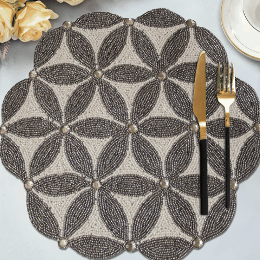 The Naughton Beaded Placemats