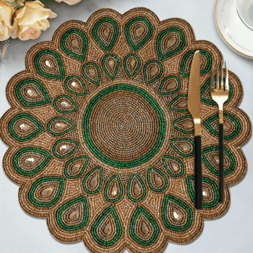 The Estella Beaded Placemats