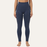 Yogazen Women's High-Waist Seamless Leggings – Navy Blue