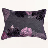 Set of gray throw pillow covers from CU6303-35-4, 14 x 20 inches, in a stylish and soft fabric for home decor.