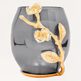 Handmade Milli Essence bathroom tumbler, modern decorative bath décor accessory on a bathroom counter.