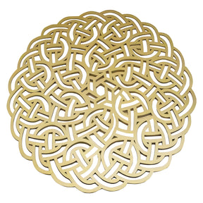 Gold Wooden Trivet Placemats for Dining Table - Decozen