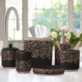 The Stella Collection – Elegant Modern Bathroom Décor Accessories Set of 6 - Decozen