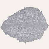 Leaf Cut Out Vinyl Placemats - Set of 6 - Decozen