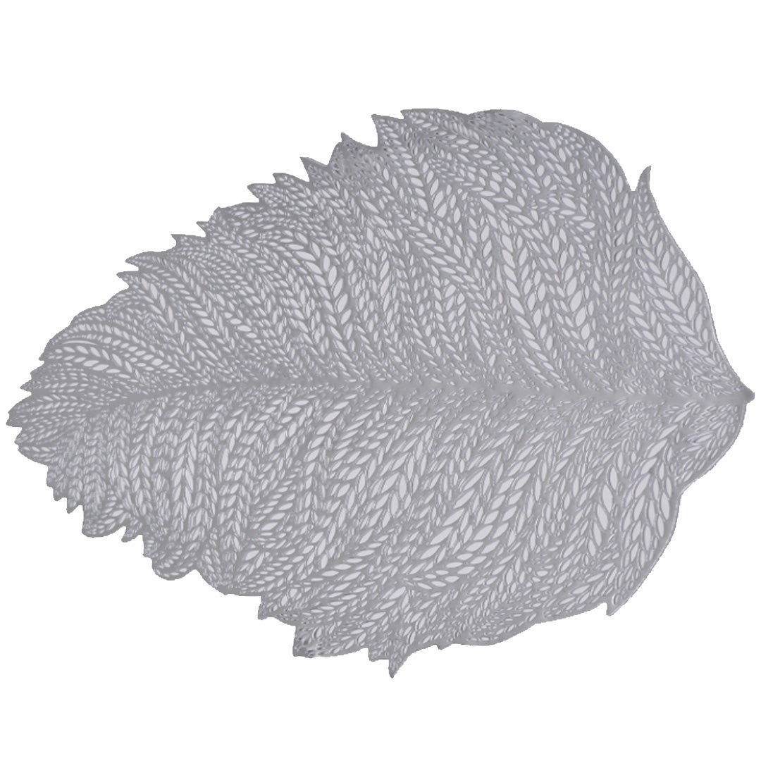 Leaf Cut Out Vinyl Placemats - Set of 6 - Decozen