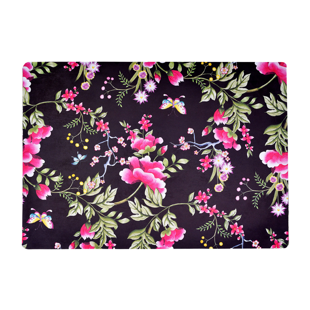 Floral Design Cork Backed Placemats - Decozen