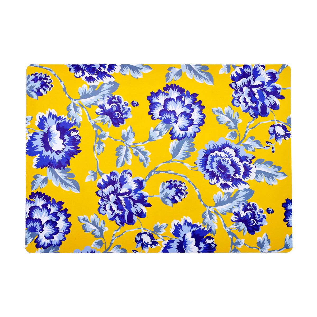 Floral Design Cork Backed Placemats - Decozen