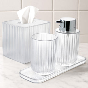 The Shirah Collection – Elegant Modern Bathroom Décor Accessories Set of 4 - Decozen