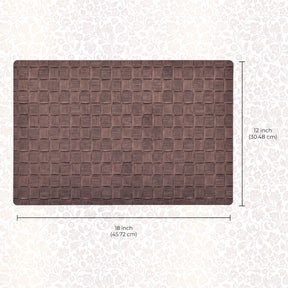 Set of 4 and 6 PVC placemats by 618EVA-7-3-4, showcasing colorful, durable plastic placemats for dining table decor.