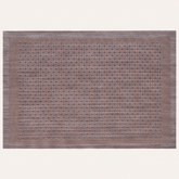 Brown and gold PVC placemats featuring a stylish design, heat-resistant, washable, and wipeable table protectors for indoor and outdoor use.