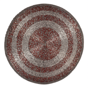 Set of four BD 023 030 Melia Grace beaded placemats from The Melia Collection, elegant 14-inch decorative dining table décor