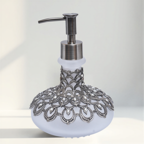 Capriana Haven – Modern Decorative Bathroom Accessory Handmade Soap Dispenser, 12.5 oz - Decozen 