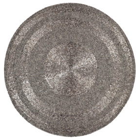 Charliedon Bloom – Beaded Placemats, The Charliedon Collection Artistic Decorative Dining Table Décor 14 inch - Decozen