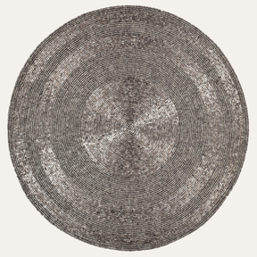 Charliedon Bloom – Beaded Placemats, The Charliedon Collection Artistic Decorative Dining Table Décor 14 inch - Decozen