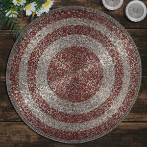 Set of four BD 023 030 Melia Grace beaded placemats from The Melia Collection, 14-inch elegant decorative dining table décor