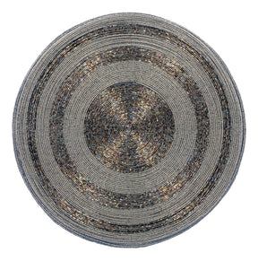 Set of four Vaiga Grace beaded placemats from The Vaiga Collection, 14-inch decorative dining table placemats by BD-023 037