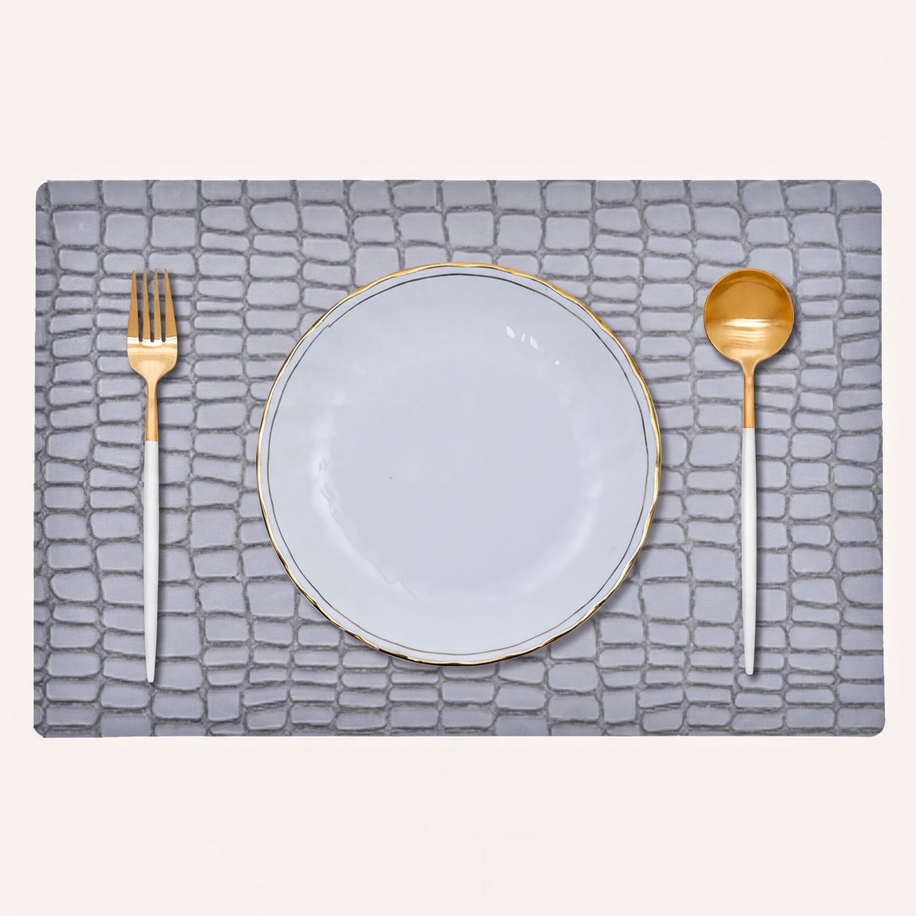 Set of 4 and 6 PVC placemats by 618EVA-7-18-4, showcasing colorful, durable PVC placemats for dining table protection.