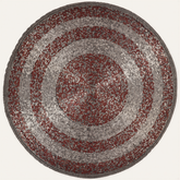 Set of four BD 023 030 Melia Grace beaded placemats from The Melia Collection, decorative 14-inch table décor for elegant dining.