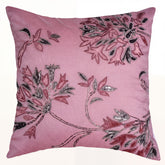 Pink throw pillow covers set of 2 and 4, 18x18 inches, soft fabric decorative cushions for sofa or bed, CU6409-45-4.