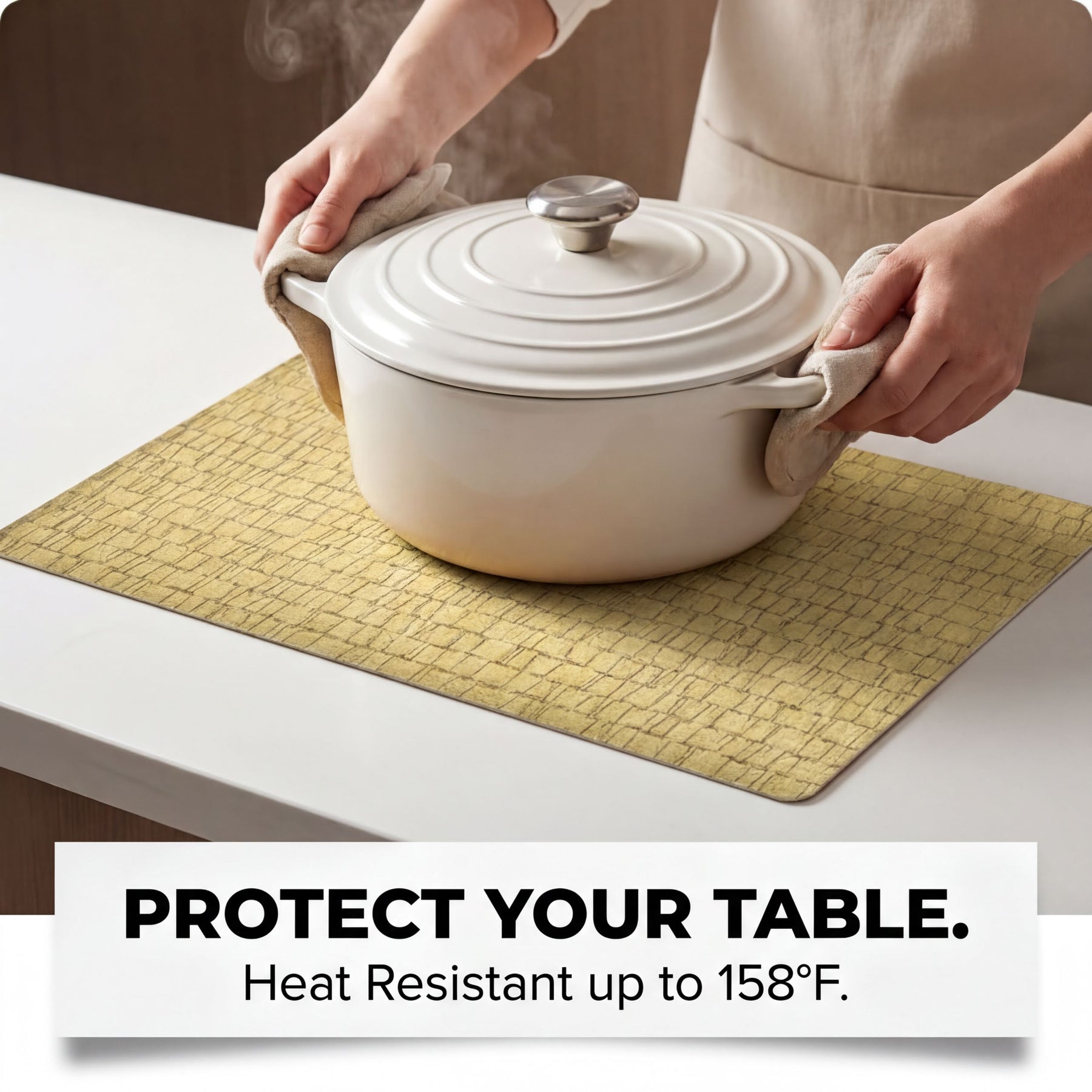 Set of 4 and 6 PVC placemats by 618EVA-9-2-4, featuring colorful, durable plastic placemats for dining tables.