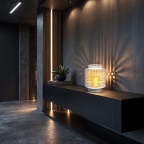 White Hanging Candle Holder Lantern - Decozen