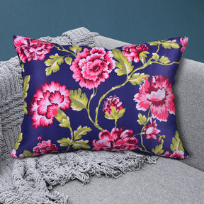 Floral Printed Throw Pillow Covers - 14 x 20 Inches - Decozen