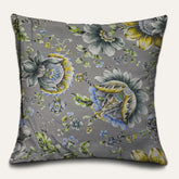 Floral Printed Throw Pillow Covers - 20 x 20 Inches - Decozen