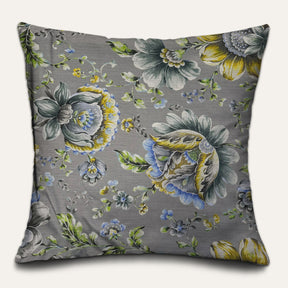 Floral Printed Throw Pillow Covers - 20 x 20 Inches - Decozen