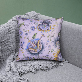 Floral printed throw pillow cover in 20x20 inches, showcasing colorful floral design on fabric, from CC-9699-A-4.