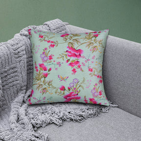 Floral Printed Throw Pillow Covers - 20 x 20 Inches - Decozen