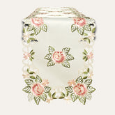 Table Runner with European Embroidery - The Bryton Collection - Decozen